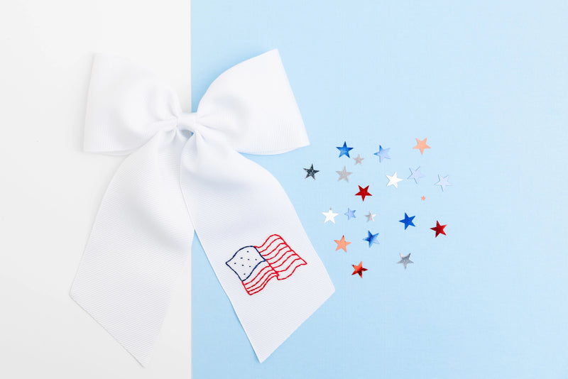 American Flag Bow - Medium