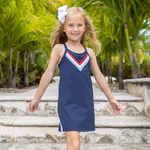 red white and blue tennis dress Mickey Mouse Red Gingham Tennis Dress with Pockets