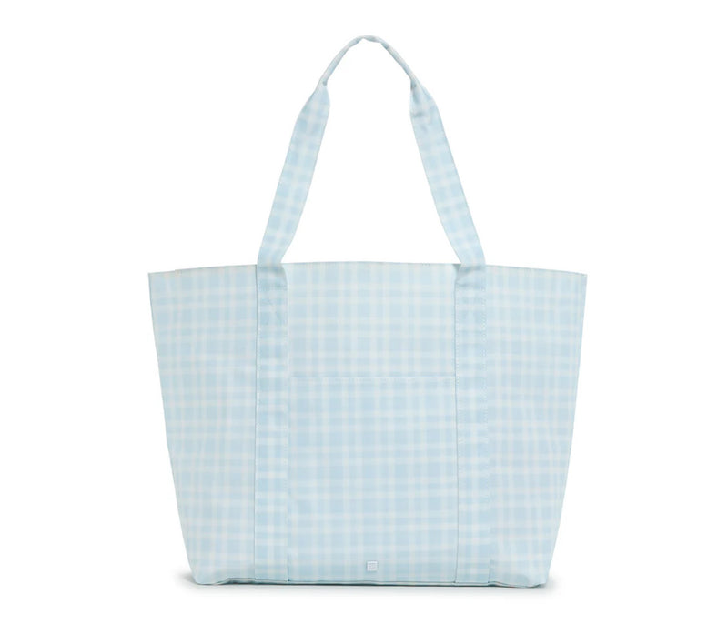 Jumbo Tote - Pimlico Plaid Blue