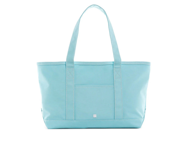 Medium Tote - Coated Canvas Midi Lake Blue