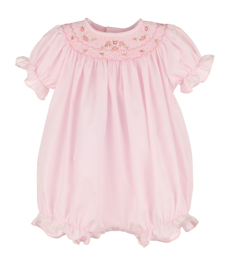 Pink Classic Smocked Bubble