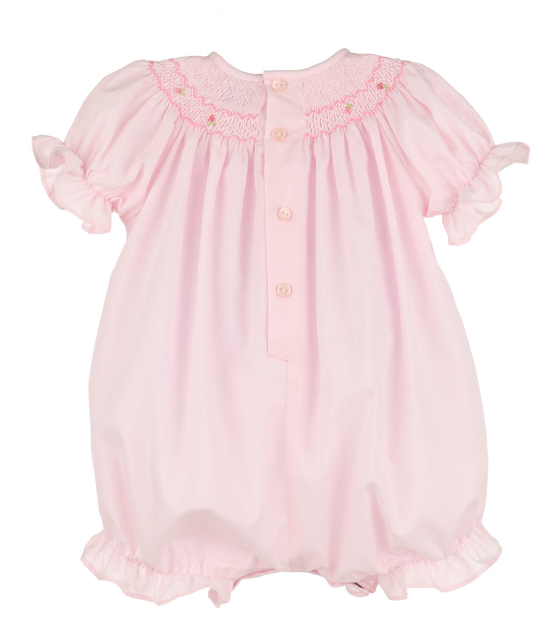 Pink Classic Smocked Bubble