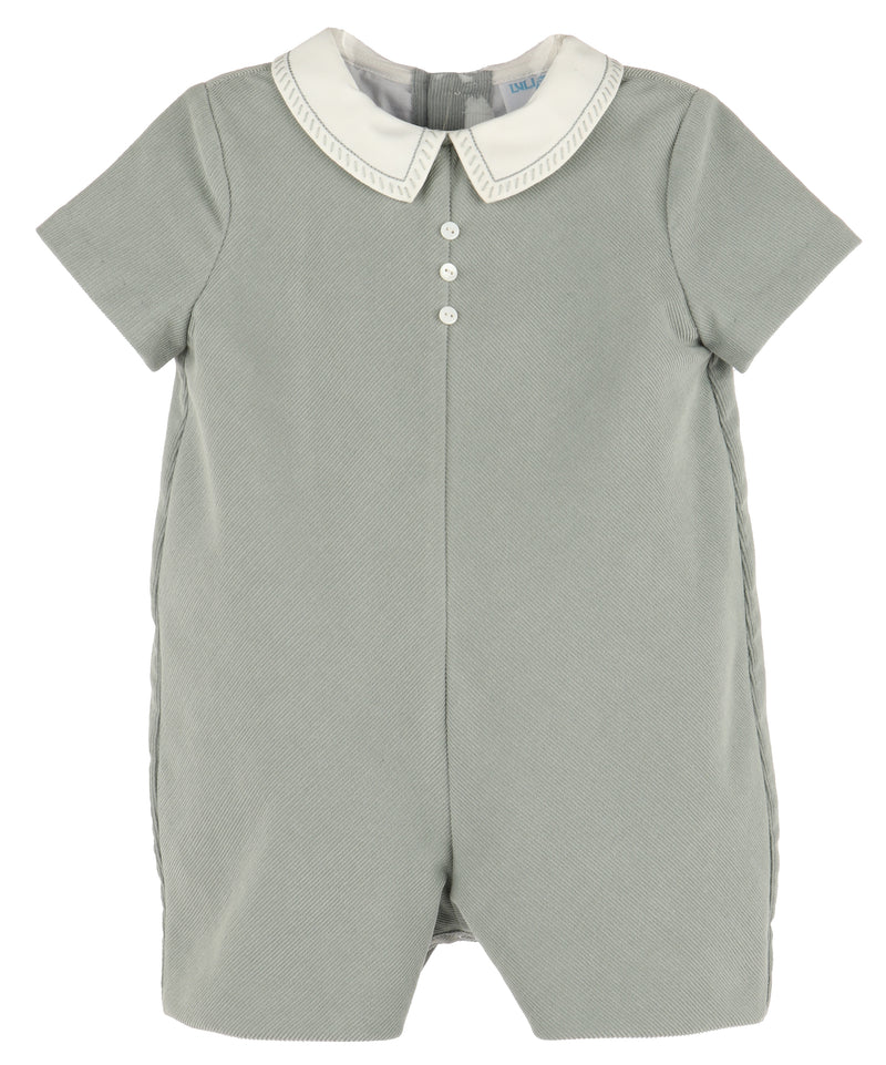Cozy Cord Boy Romper