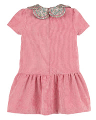 Cord Petal Print Dress
