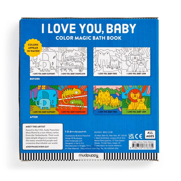 I Love You Baby Color Magic Bath Book