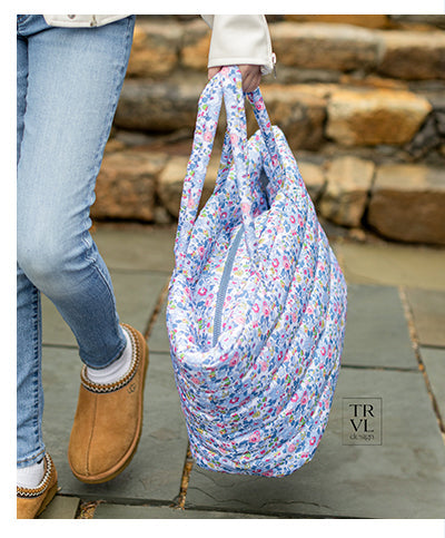 Luxe Puffer Tote - Bridgehampton Floral