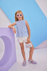 Denim Shorts - Ivory