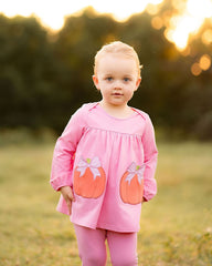 Tabby Tunic Set - Pumpkins
