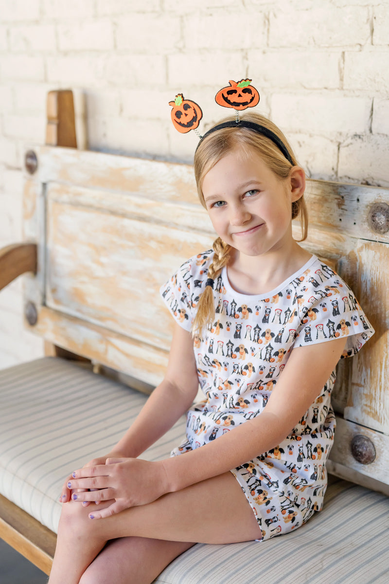 Emery Short Set - Halloween Pups