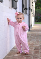 Abigail Romper - Light Pink