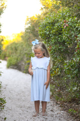 Alice Dress - Light Blue Stripe