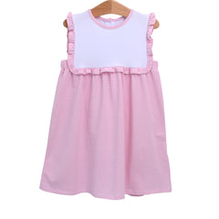 Alice Dress - Light Pink Stripe