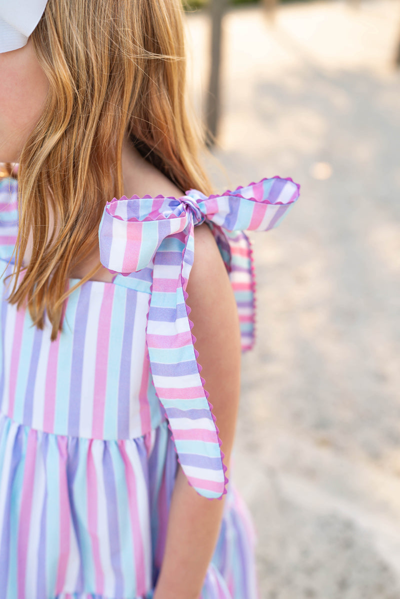 Amelia Sundress - Cotswold Candy Stripe