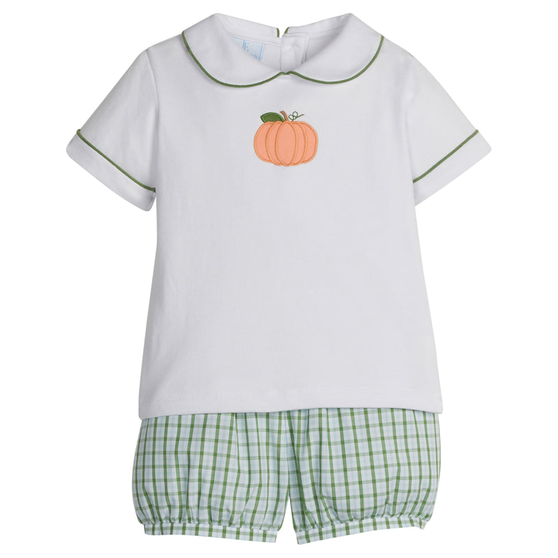 Appliqué Banded Short Set