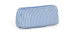 Quilted Pochette Bag - Pimlico Stripe Chambray