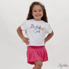 Birthday Girl White Boxy Tee