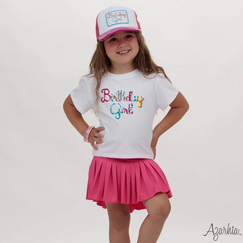 Birthday Girl White Boxy Tee