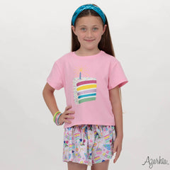 Birthday Collage Butterfly Shorts