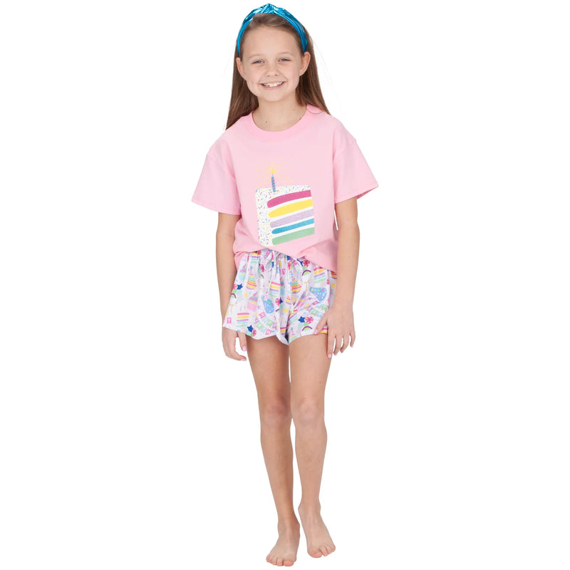 Birthday Collage Butterfly Shorts