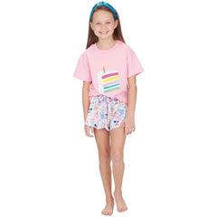 Birthday Collage Butterfly Shorts