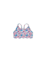 Becca Scallop Sports Bra - Bloomberry Floral