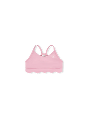 Becca Scallop Sports Bra - Cotton Candy Pink