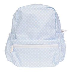 Small Backpack - Blue Gingham