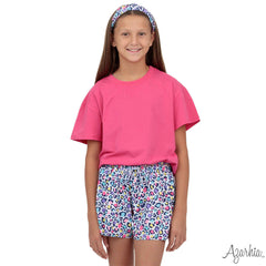 Bright Leopard Butterfly Shorts