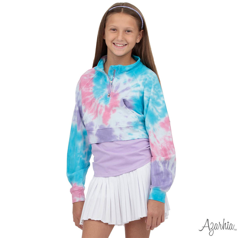 Tie Dye Crop Sweatshirt