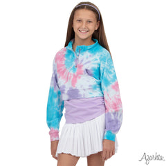 Tie Dye Crop Sweatshirt