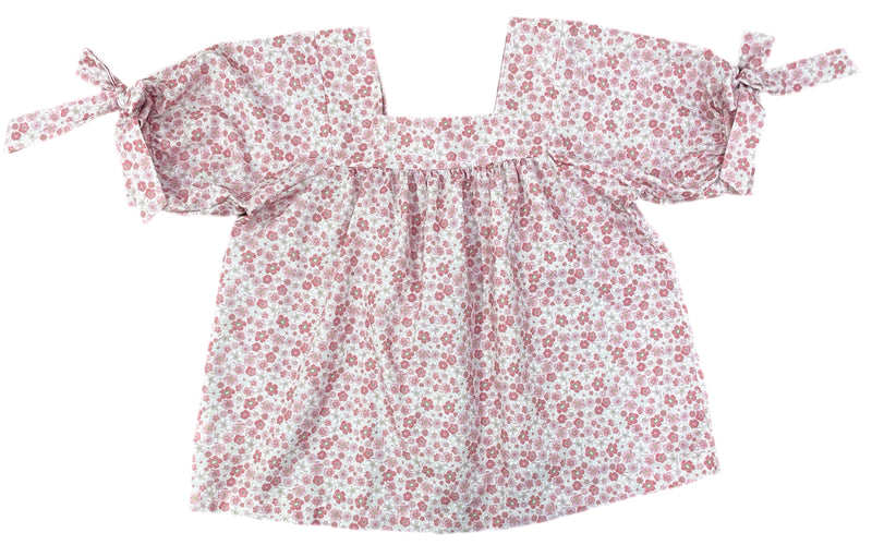 Pink Floral Baby Doll Top
