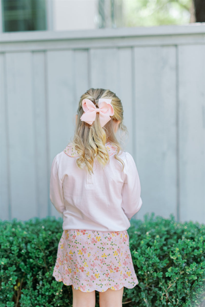 Betty Floral Scallop Skirt