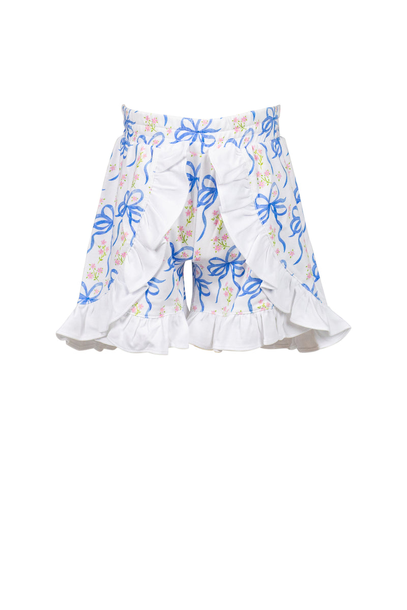 Blossom Bow Ruffle Shorts