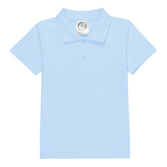 Boy's Plain Short Sleeve Polo