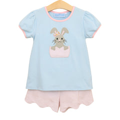 Bunny Scallop Short Set