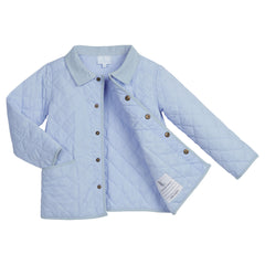 Classic Quilted Jacket - Light Blue