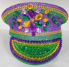 Mardi Gras Rhinestone Conductor Hat