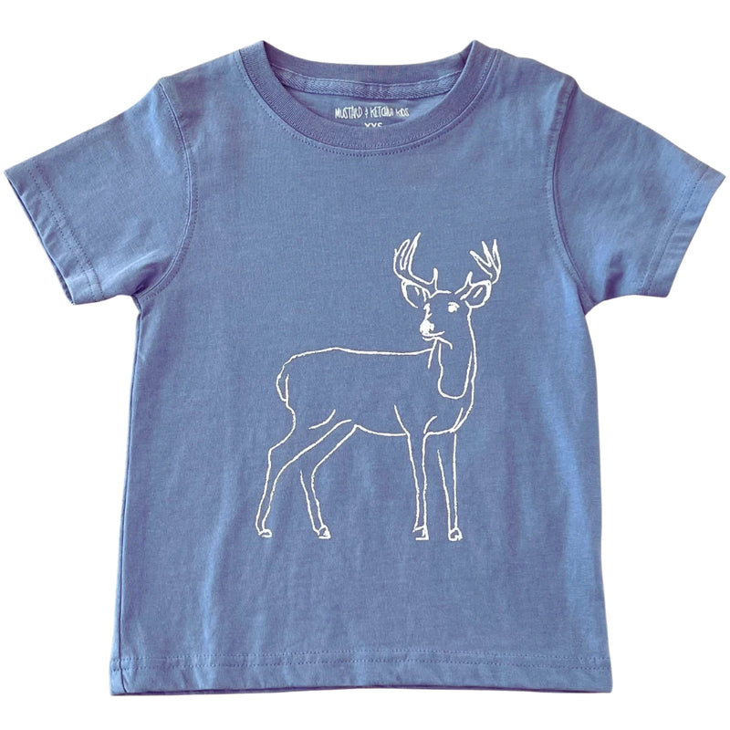 Blue Denim Deer T-Shirt