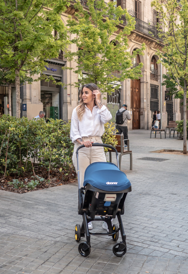 Doona Infant Car Seat & Stroller - Deep Blue