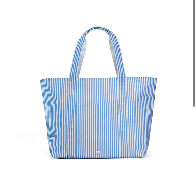 Jumbo Tote - Pimlico Stripe Chambray