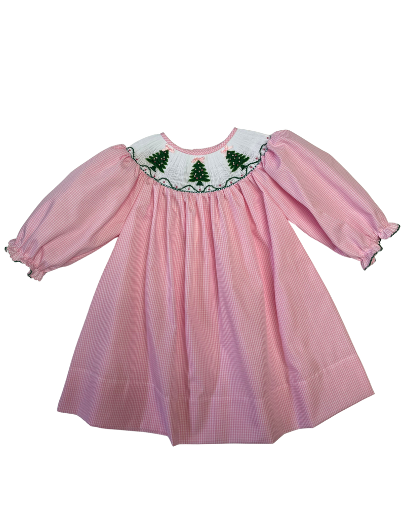 Christmas Tree Bishop Dress