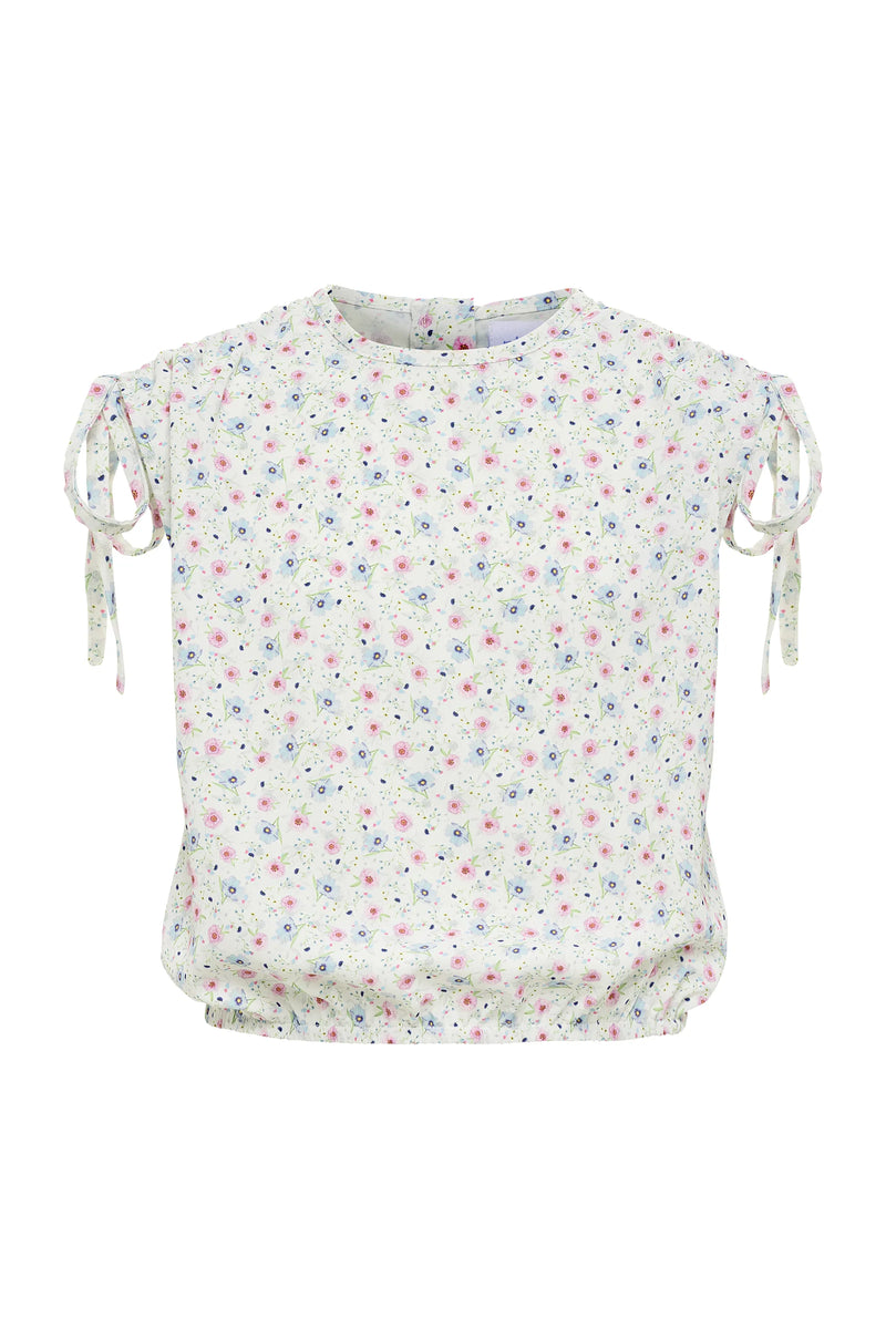 Emma Top - Pink/Blue Floral