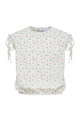 Emma Top - Pink/Blue Floral