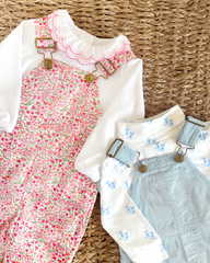 Printed Turtleneck - Blue Cowboy Boots