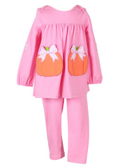 Tabby Tunic Set - Pumpkins
