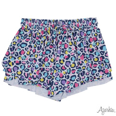 Bright Leopard Butterfly Shorts