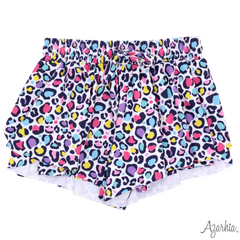 Bright Leopard Butterfly Shorts