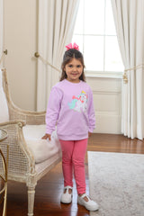 French Terry Pullover - Unicorn