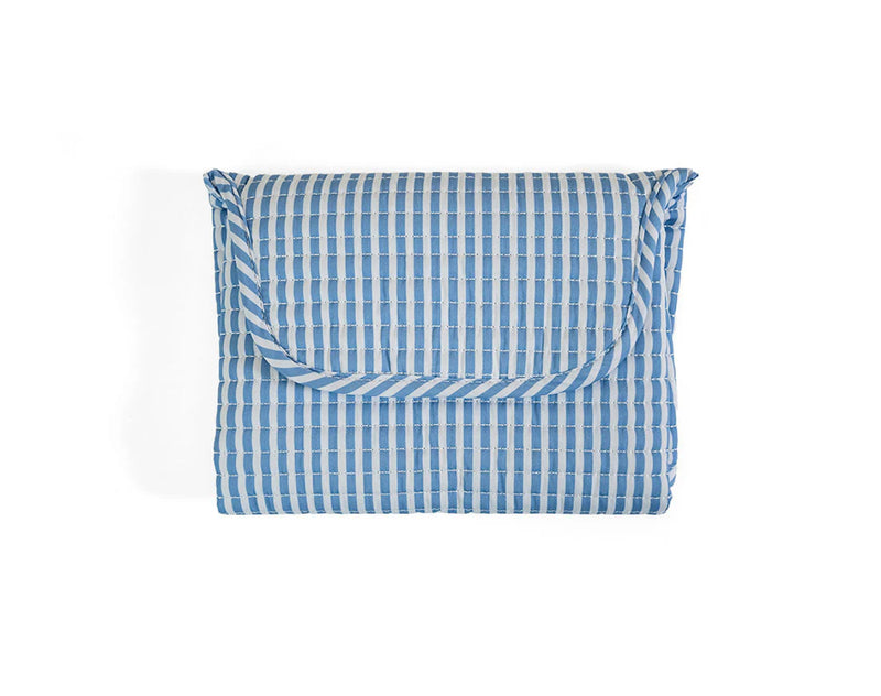 Quilted Changing Mat - Pimlico Stripe Chambray