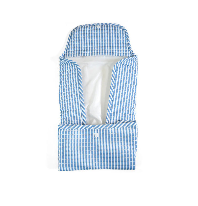 Quilted Changing Mat - Pimlico Stripe Chambray